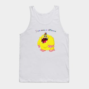 I Can Make A Difference Big Foot Monster Tank Top